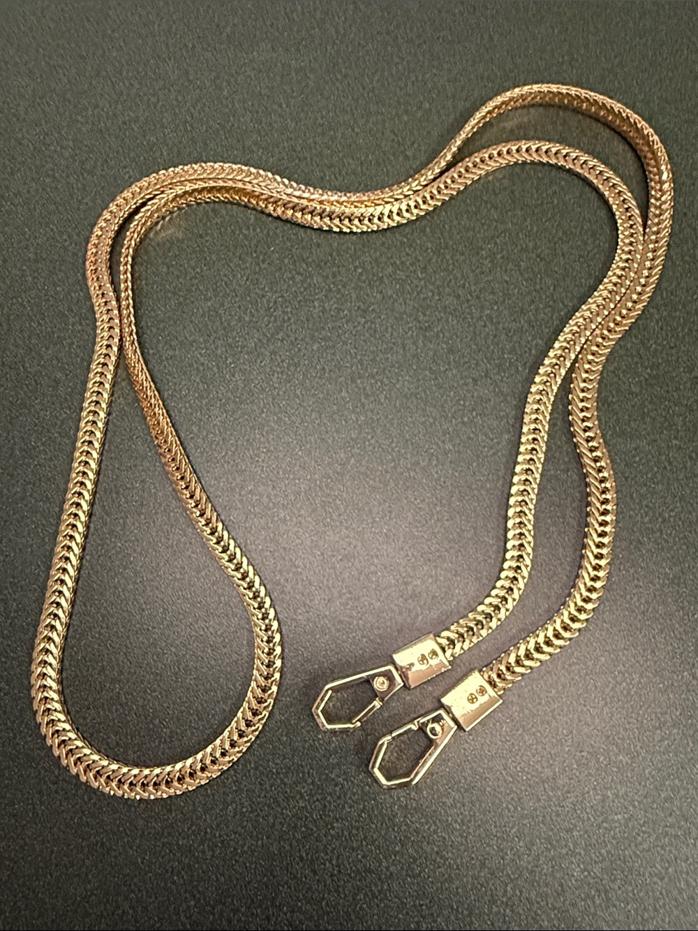 Gold-ToneChain Crossbody Bag Strap